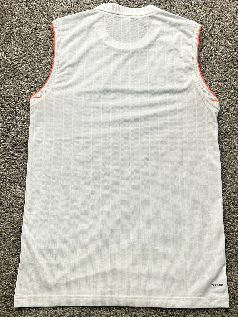 Adidas Climacool Tennis Tank Top Pro White Shirt Men’s Size Small KG6055